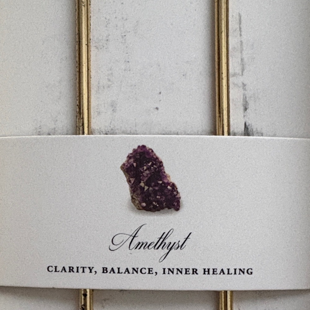 New Amethyst Hair Pin Set, Gold Hardware for Clarity, Balance & Inner Healing - Picture 3 of 7